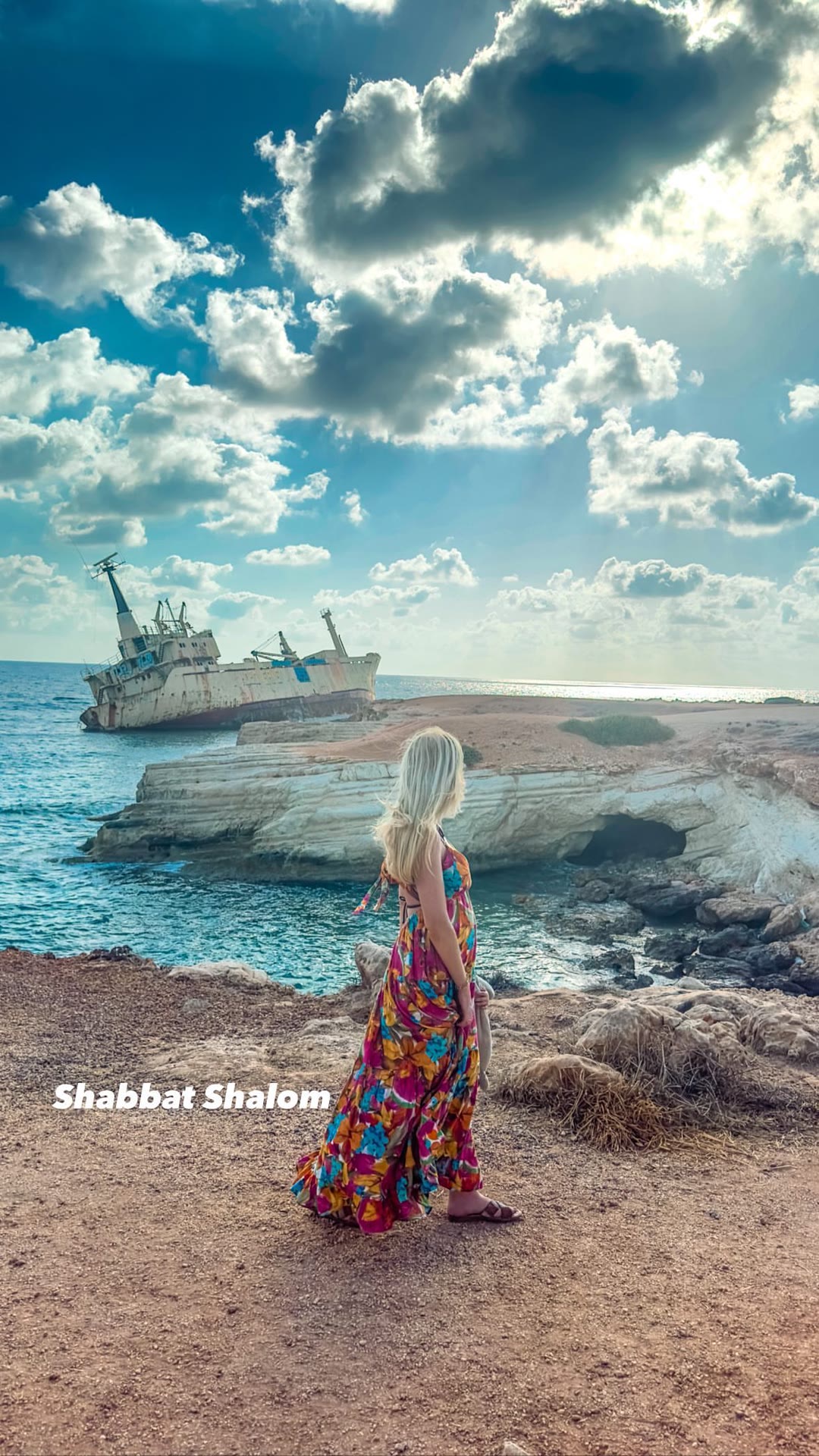 ספינה טרופה Edro III בפאפוס, קפריסין