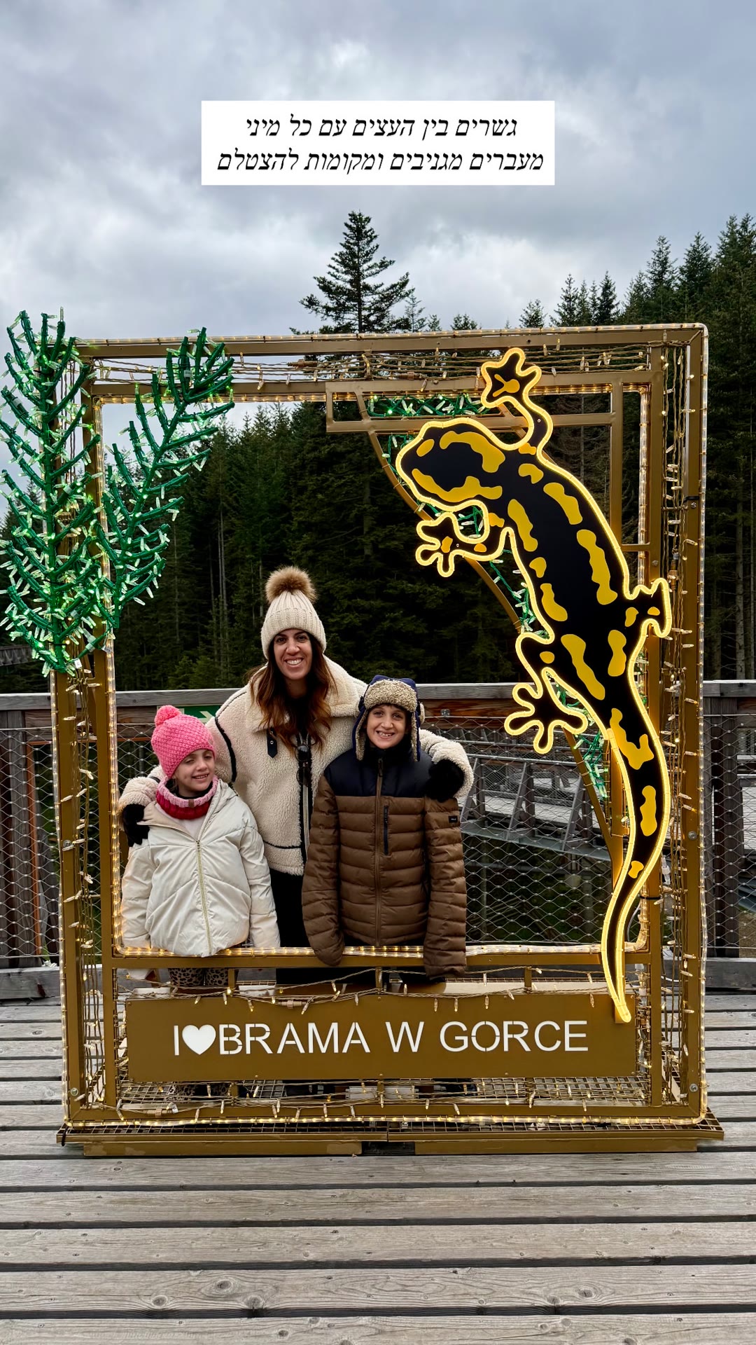 Brama w Gorce — שביל הגשרים בין העצים, פולין