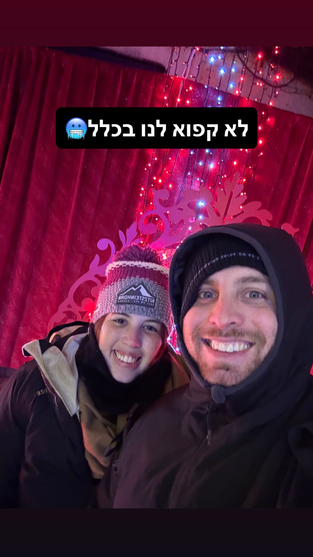 קפואים בשוק חג המולד בווינה