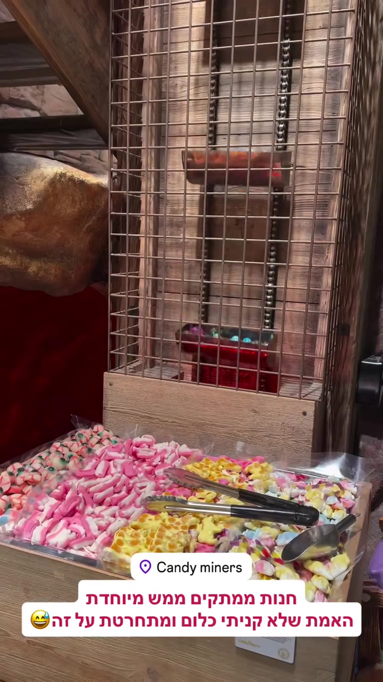 Candy Miners – mine-themed candy shop in Prague