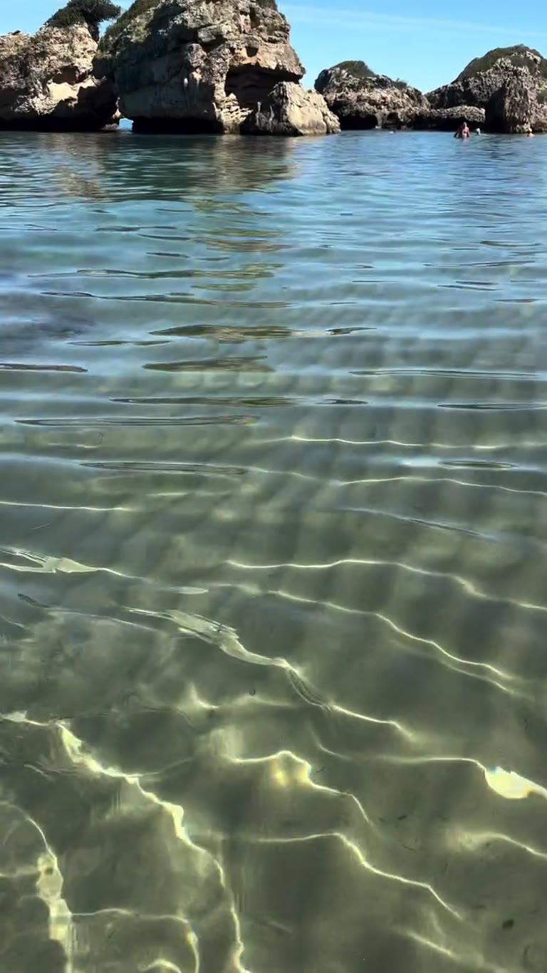 Crystal-clear swim spot in Zakynthos