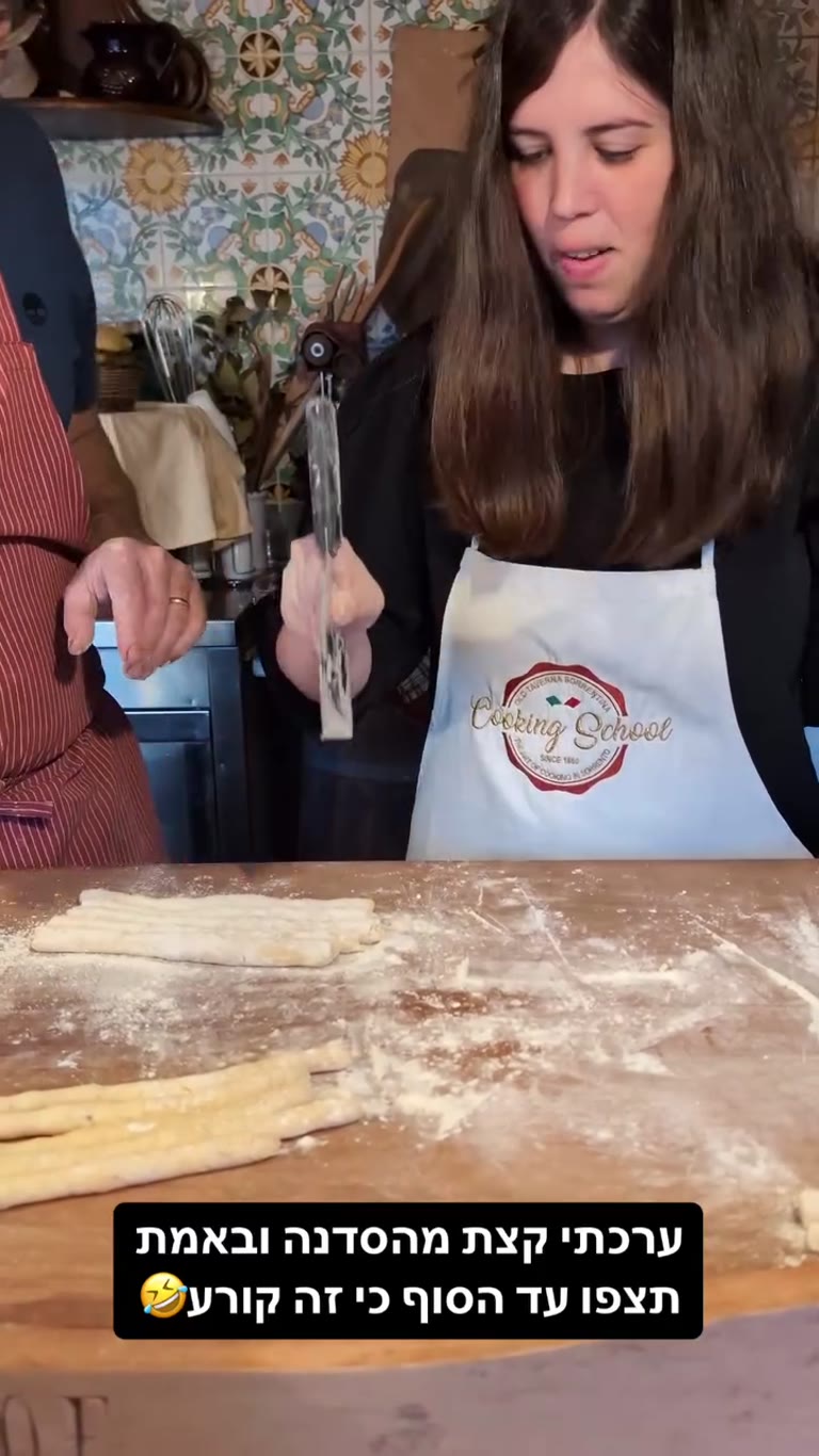 Gnocchi workshop at a Sorrento cooking school