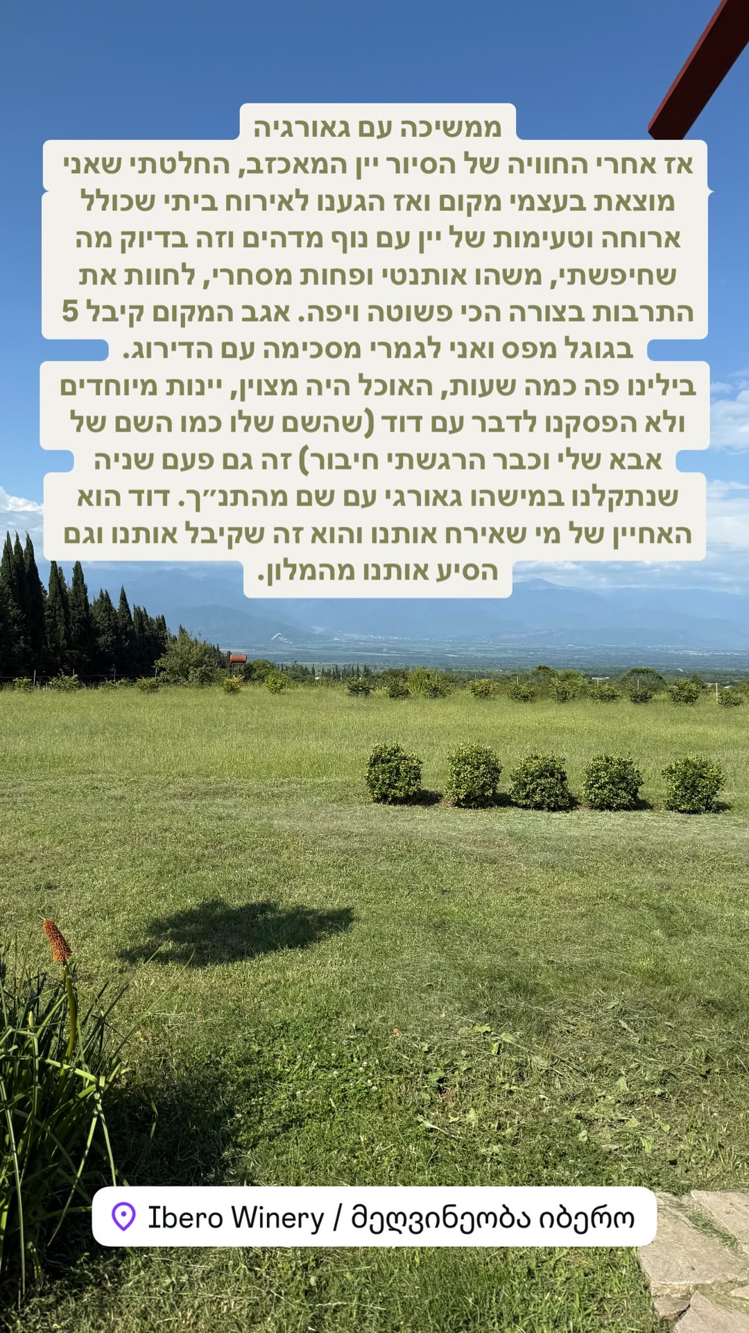 Ibero Winery, Kakheti — authentic wine & lunch