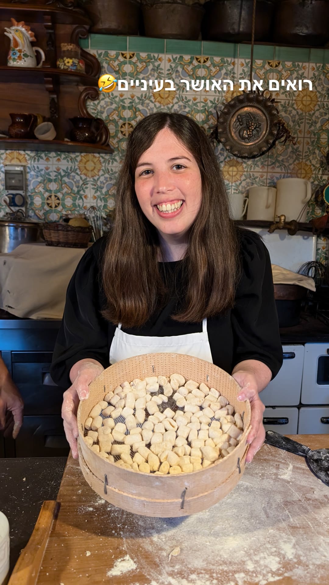 Homemade gnocchi at a South Italy cooking class