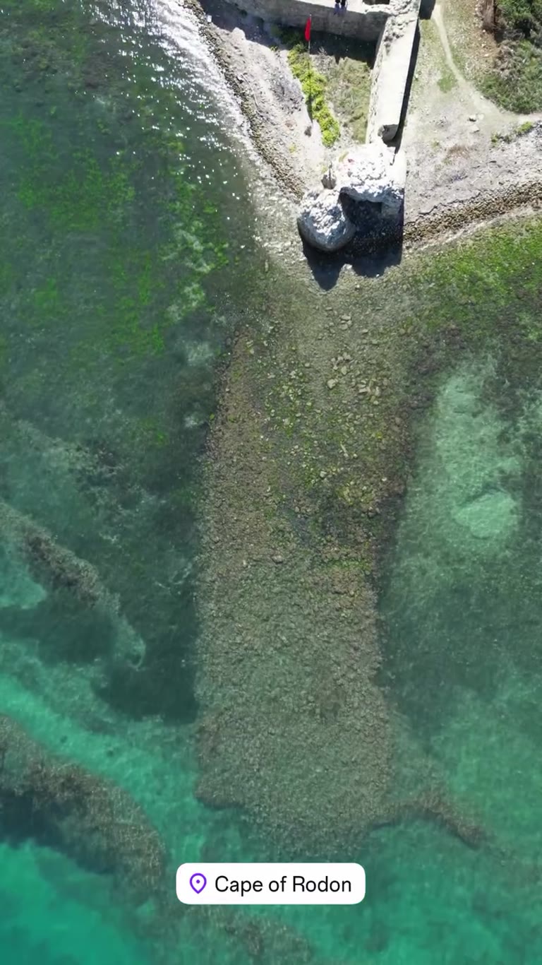 Skanderbeg Castle at Cape of Rodon, Albania