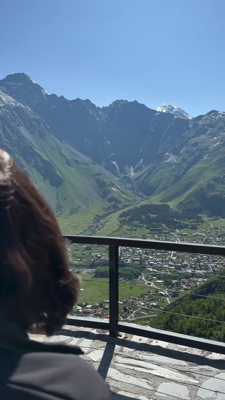Kazbegi valley viewpoint, Georgia