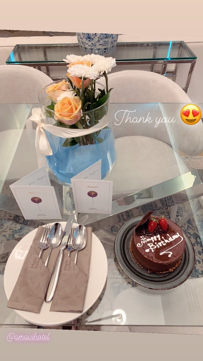 Birthday surprise at Amavi Hotel, Paphos