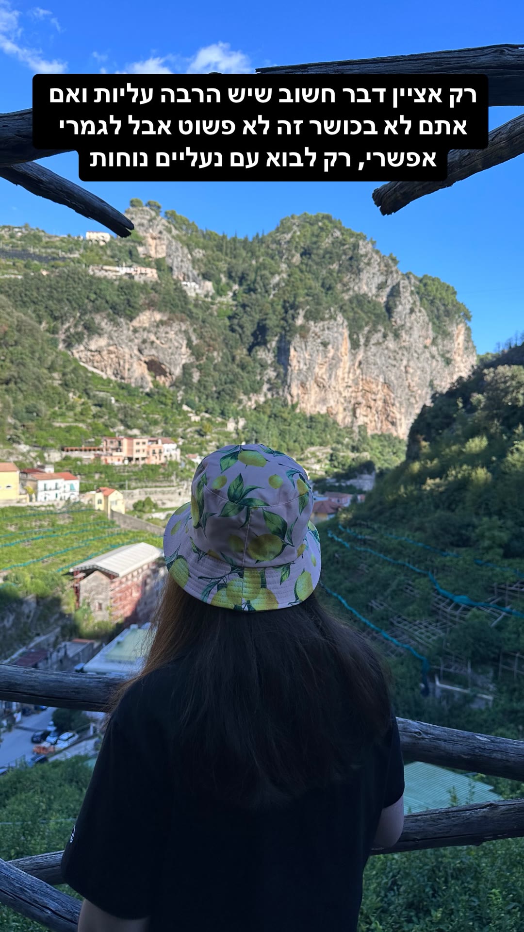 Lemon-terrace trail walk on the Amalfi Coast