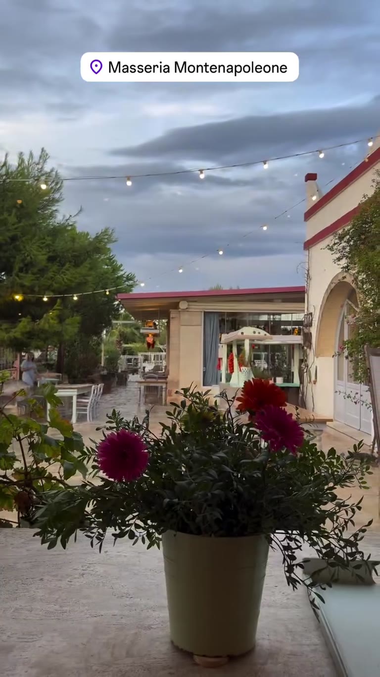 Dinner at Masseria Montenapoleone, Puglia