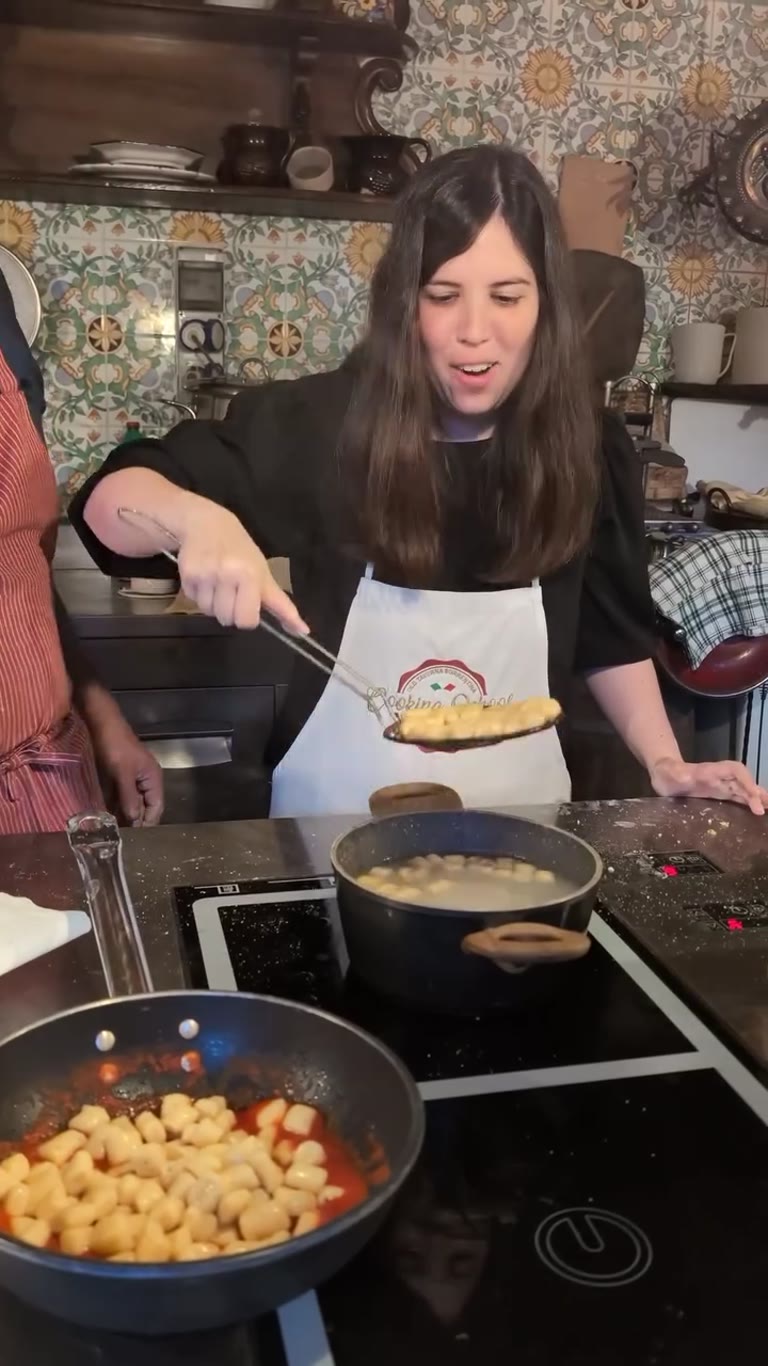 Gnocchi cooking class in Southern Italy