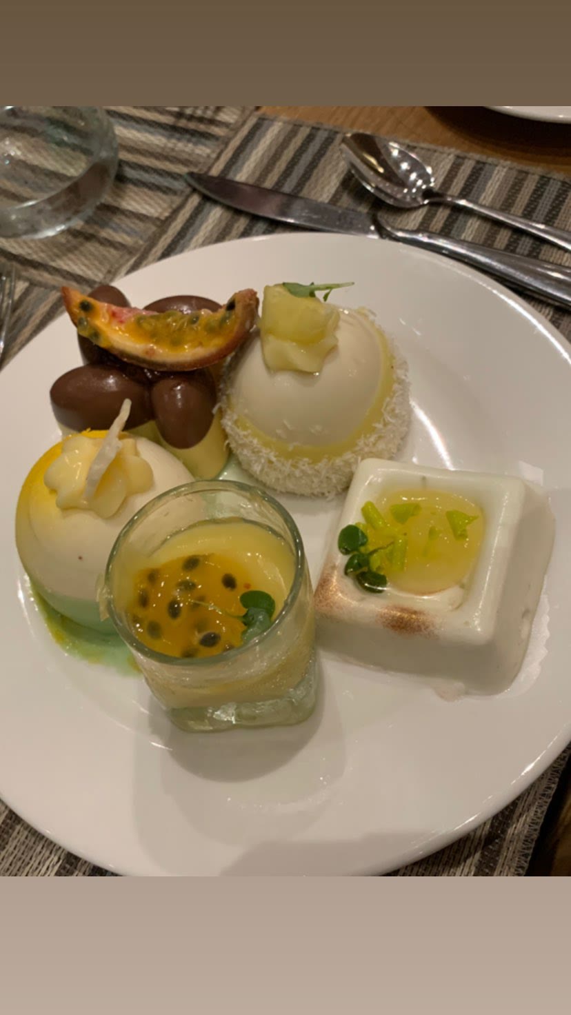 Dessert plate in Paphos