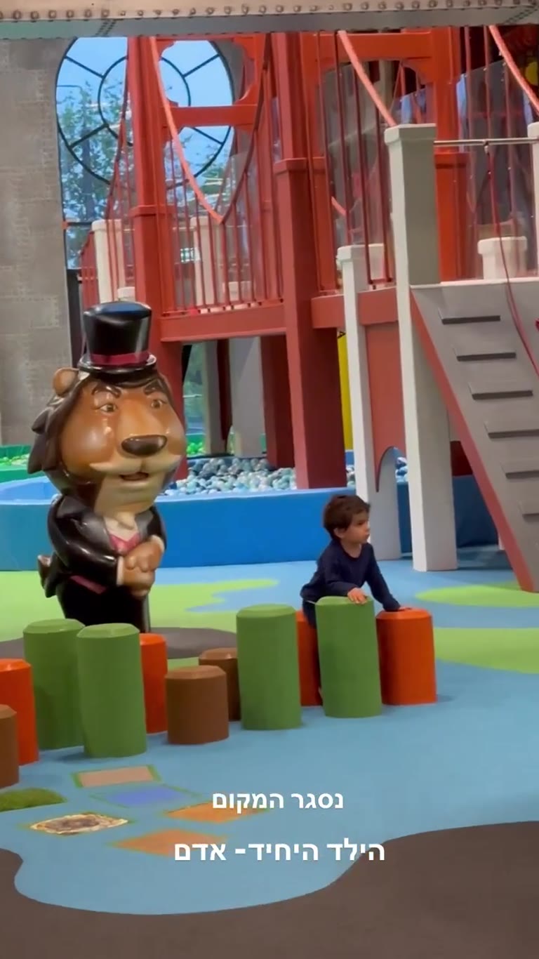 פארק משחקים מקורה בהונגריה - הילד היחיד
