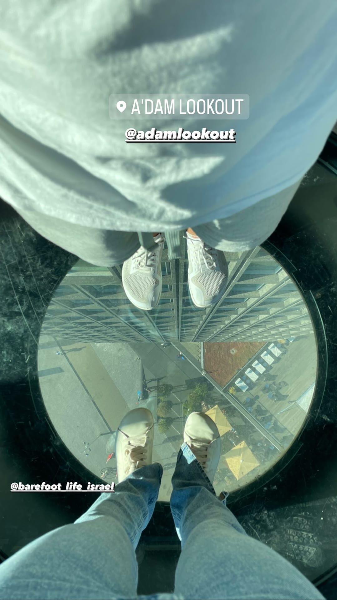 A'DAM Lookout glass floor, Amsterdam