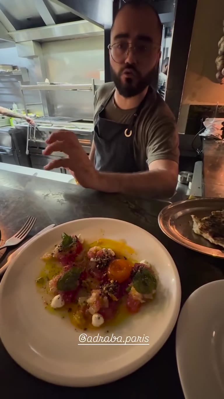 Adraba Paris — מנת האומאמי של השף
