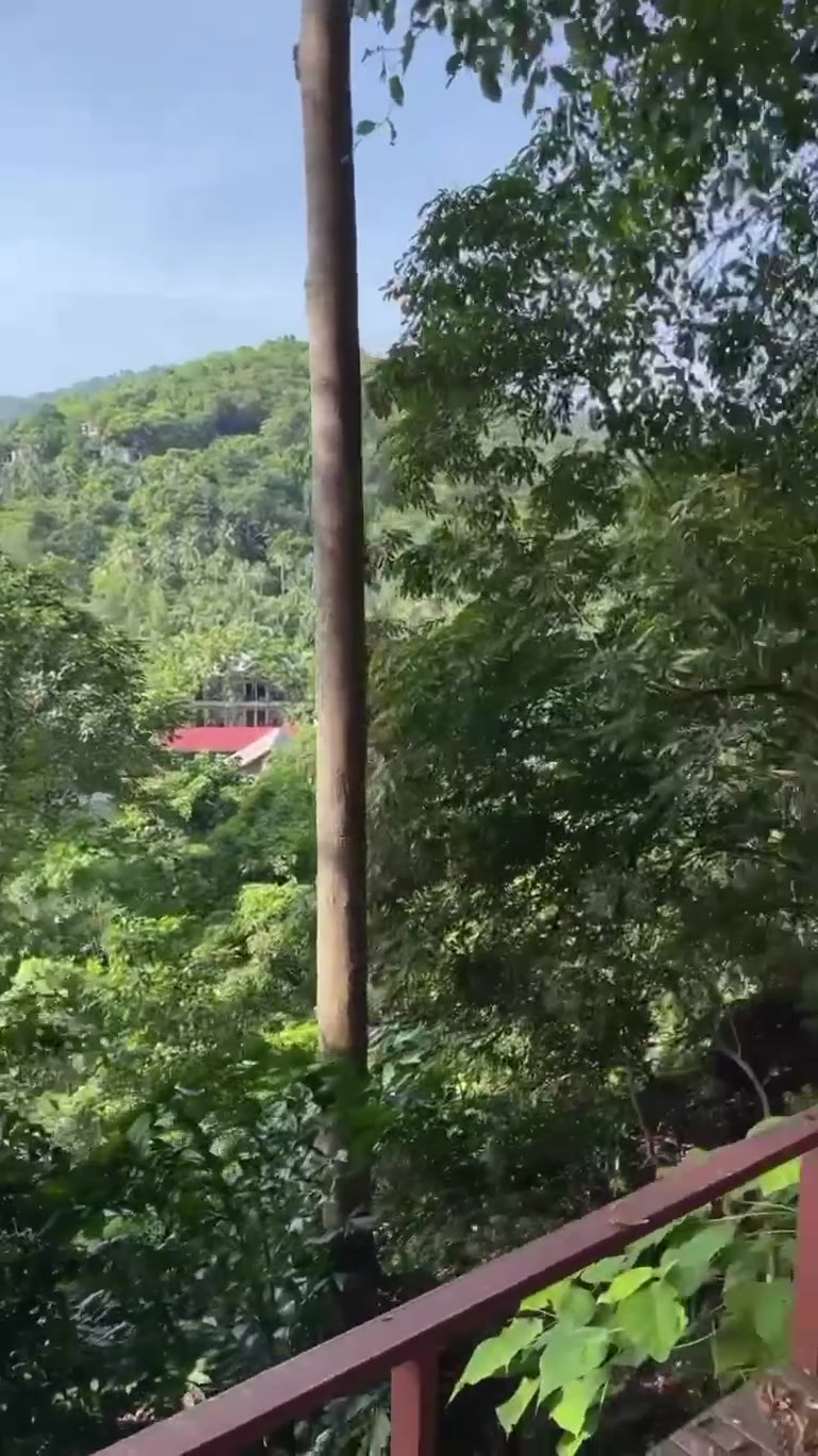 Jungle and sea view at Anantara Rasananda, Koh Phangan