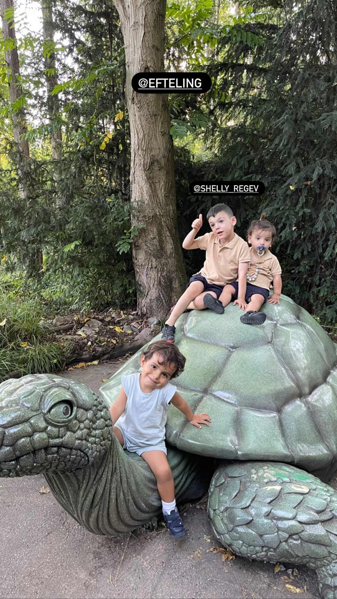 Kids at Efteling theme park