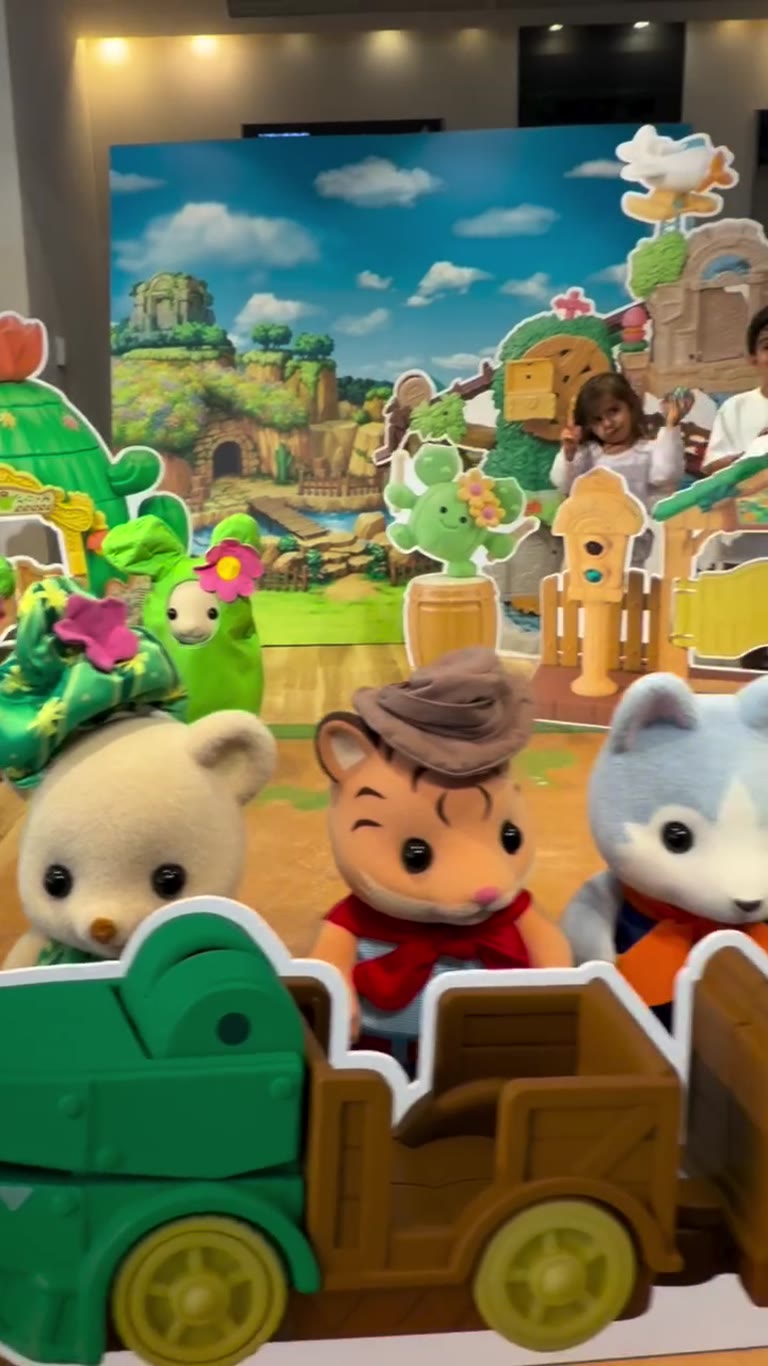 פינת Sylvanian Families עם הילדים ביפן
