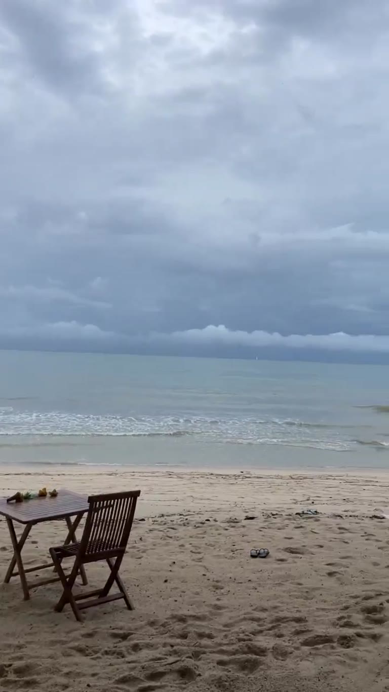 Empty beach morning in Thailand