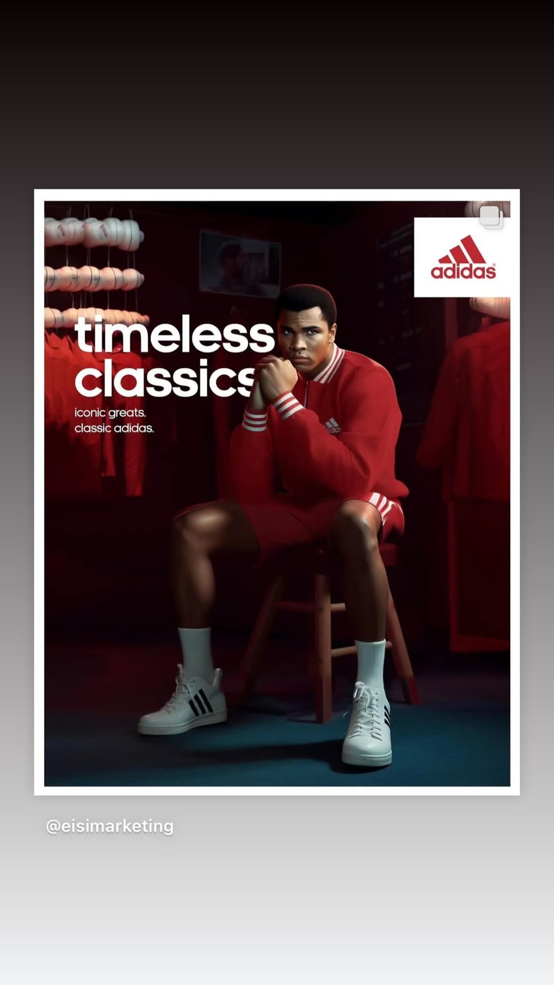 קמפיין adidas "timeless classics" עם מוחמד עלי