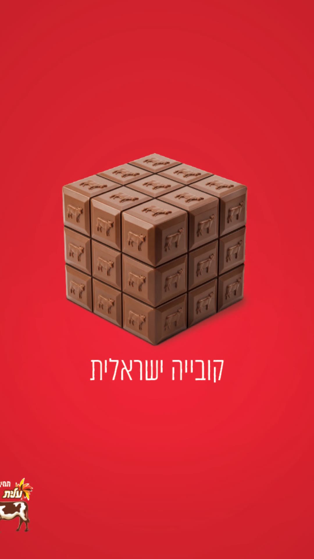 עלית – "קובייה ישראלית": קובייה הונגרית משוקולד פרה