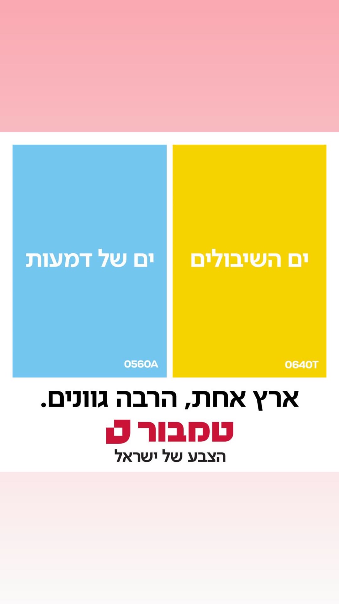 קמפיין טמבור – ארץ אחת, הרבה גוונים