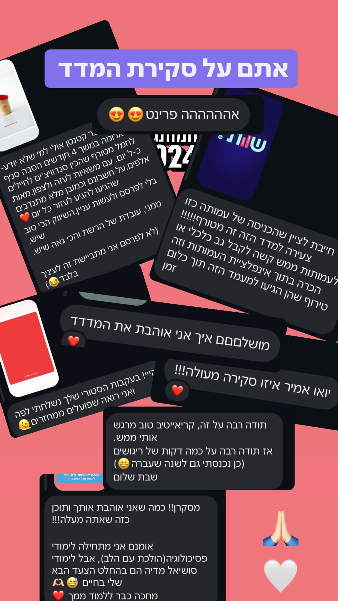 תגובות שלכם על סקירת מדד המותגים 2024