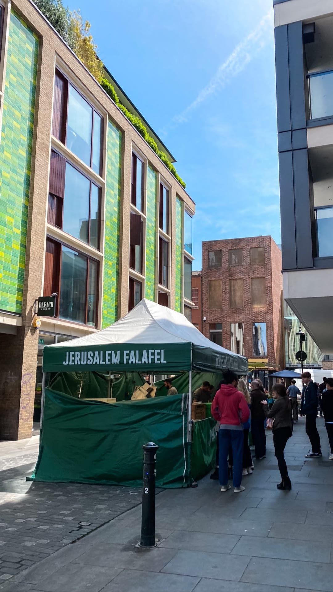 דוכן Jerusalem Falafel בלונדון