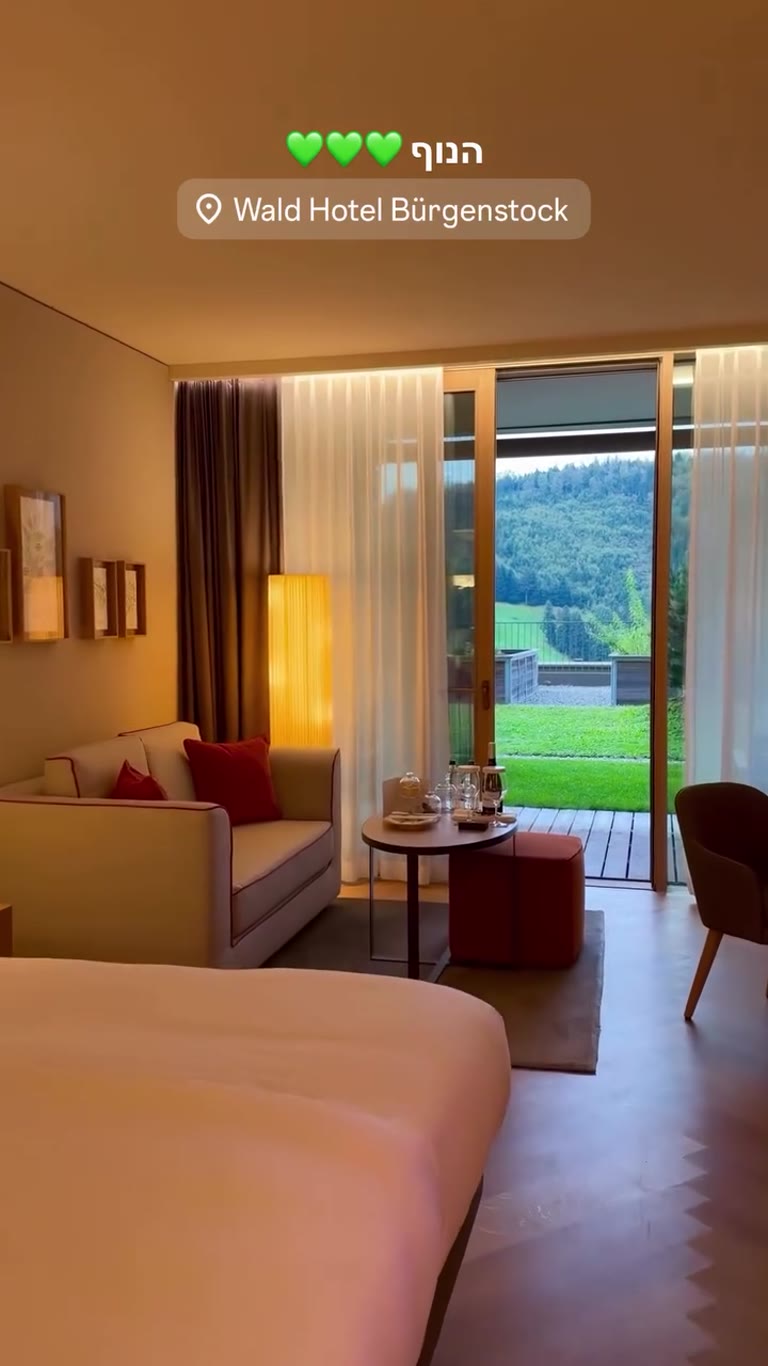 הנוף מהחדר ב-Wald Hotel Bürgenstock
