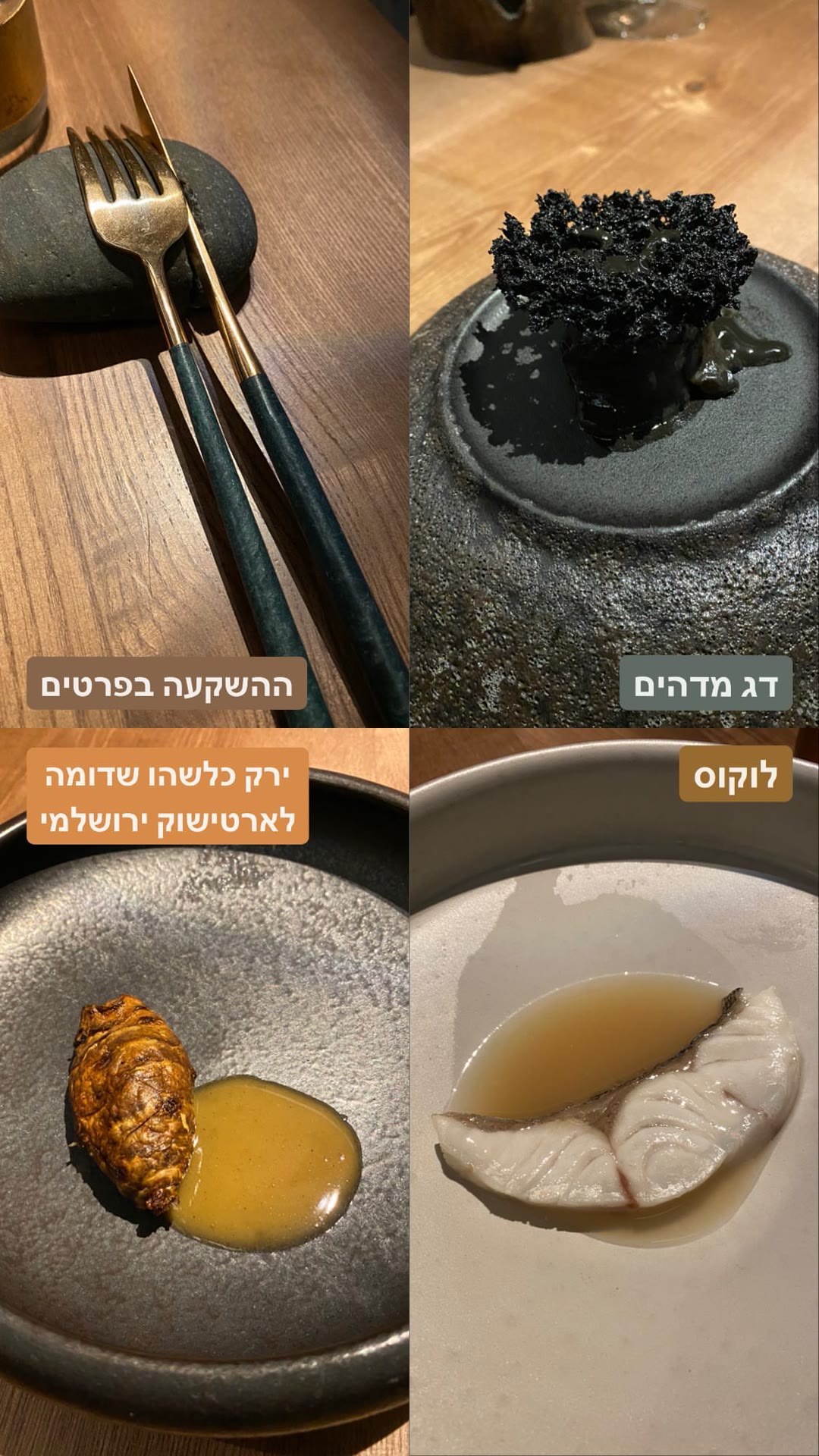 ארוחת שף בליסבון - דג לוקוס מדהים