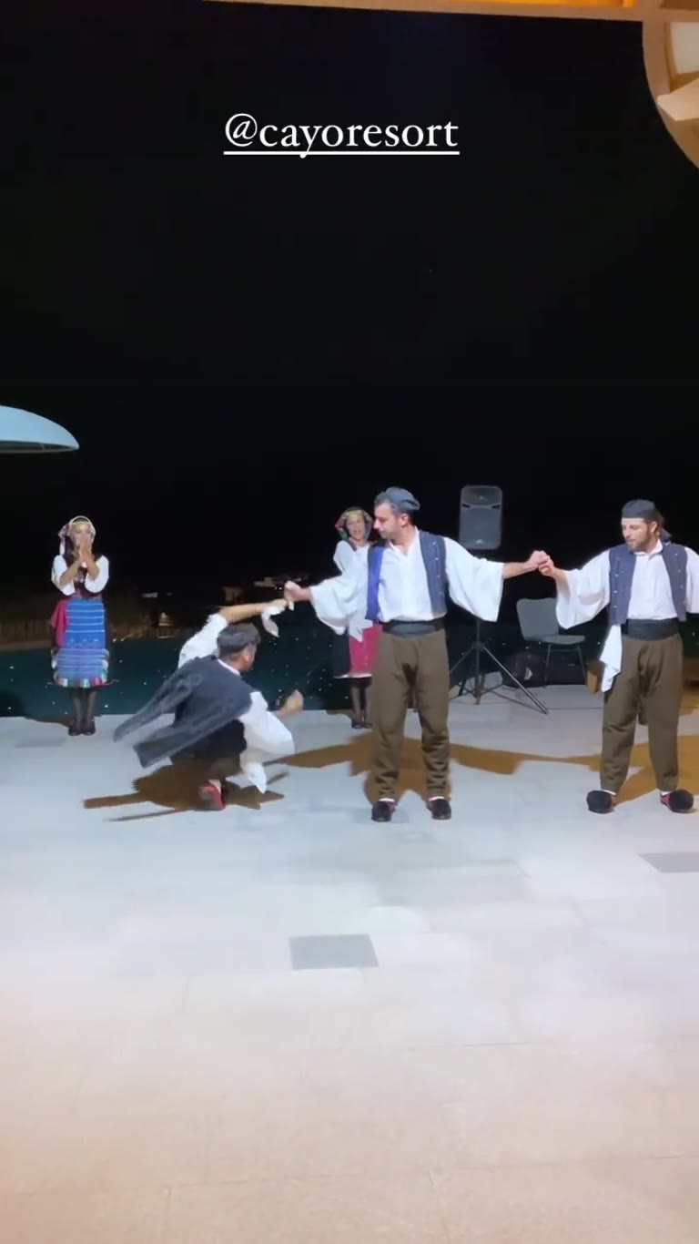 Greek folk dance night at Cayo Exclusive Resort, Crete