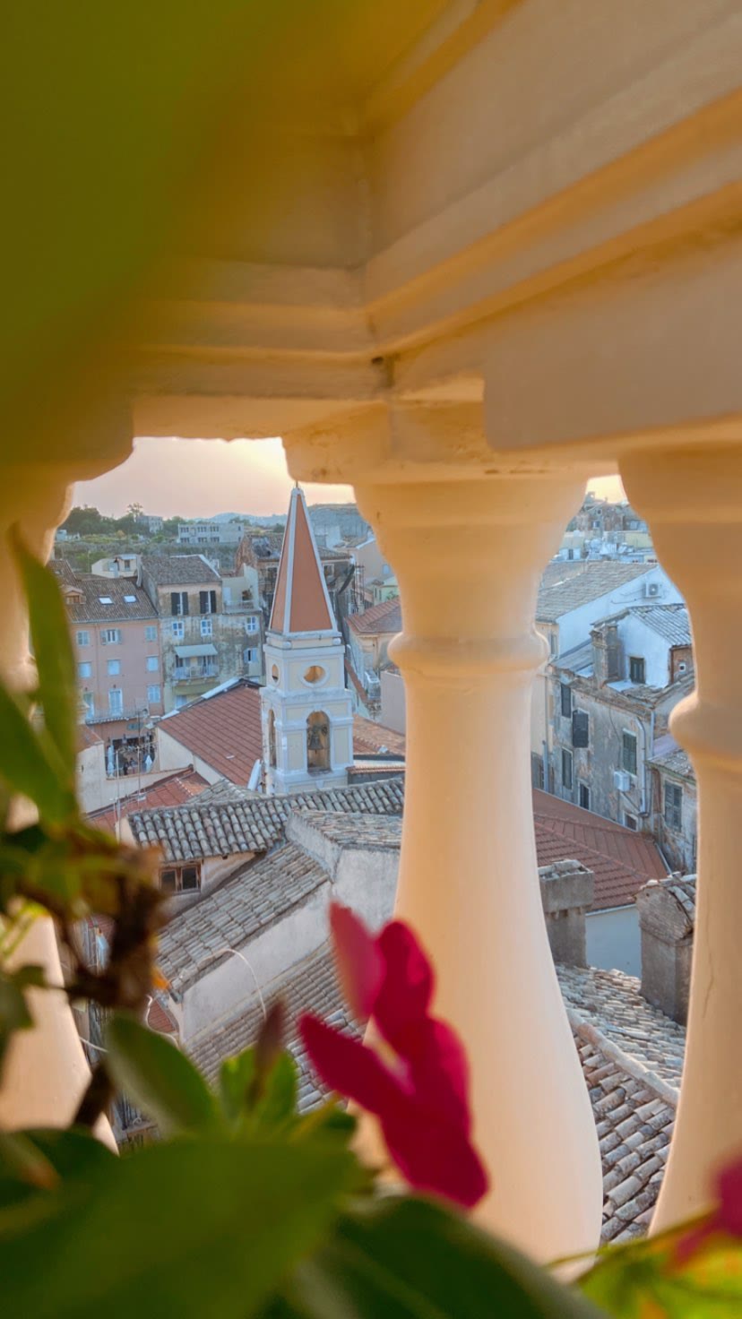 Rooftop view over Corfu Old Town