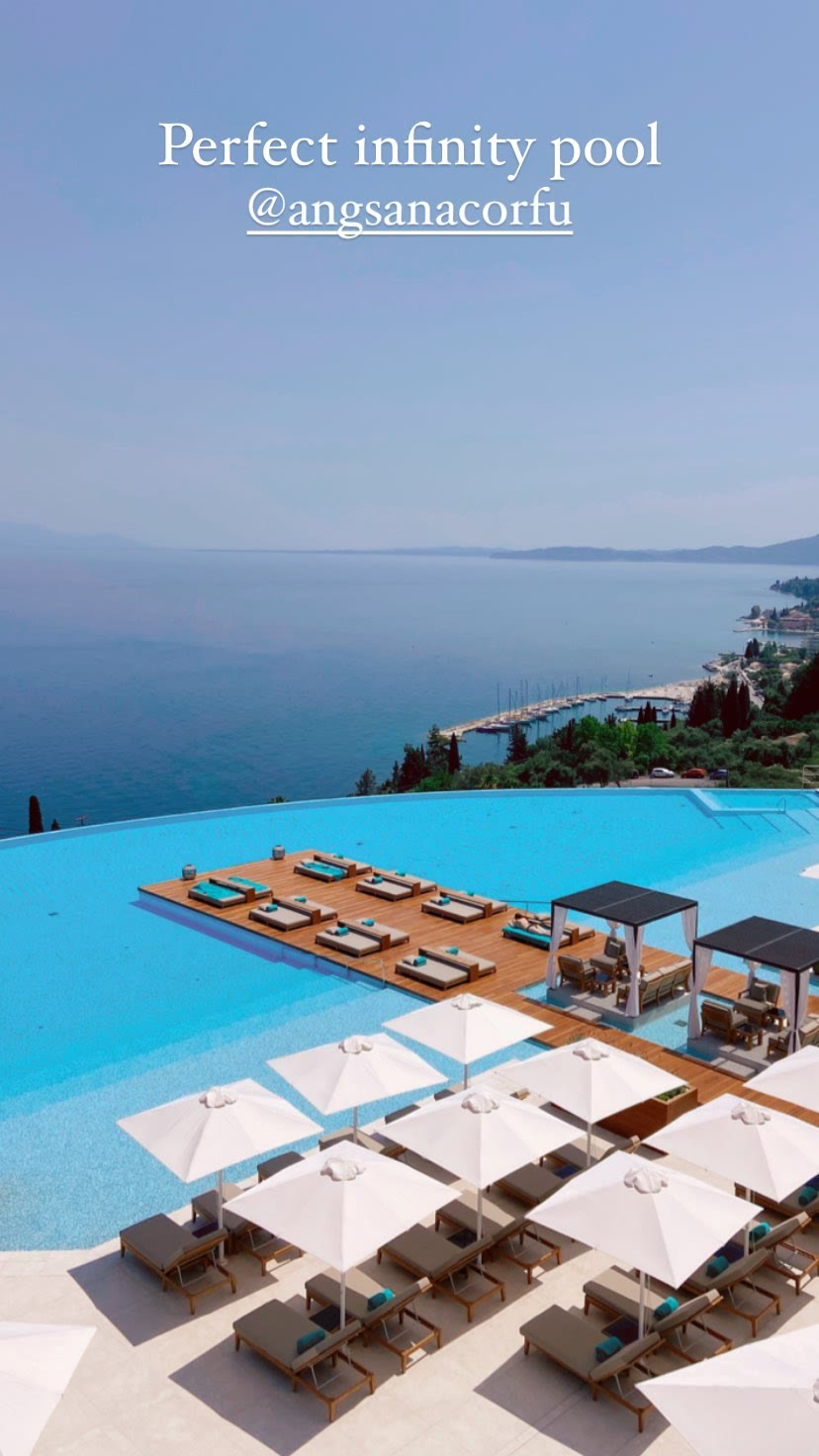 Angsana Corfu's infinity pool