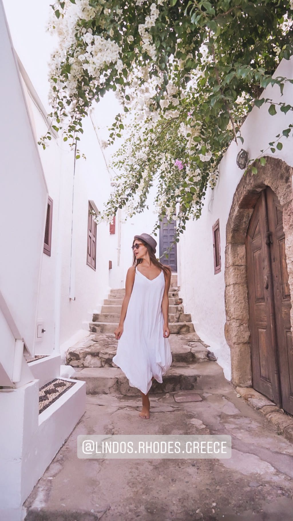 Whitewashed alleys of Lindos, Rhodes