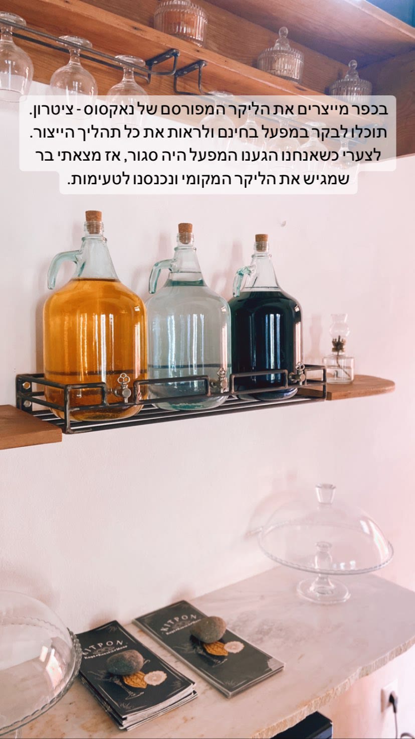 Kitron liqueur tasting in Naxos