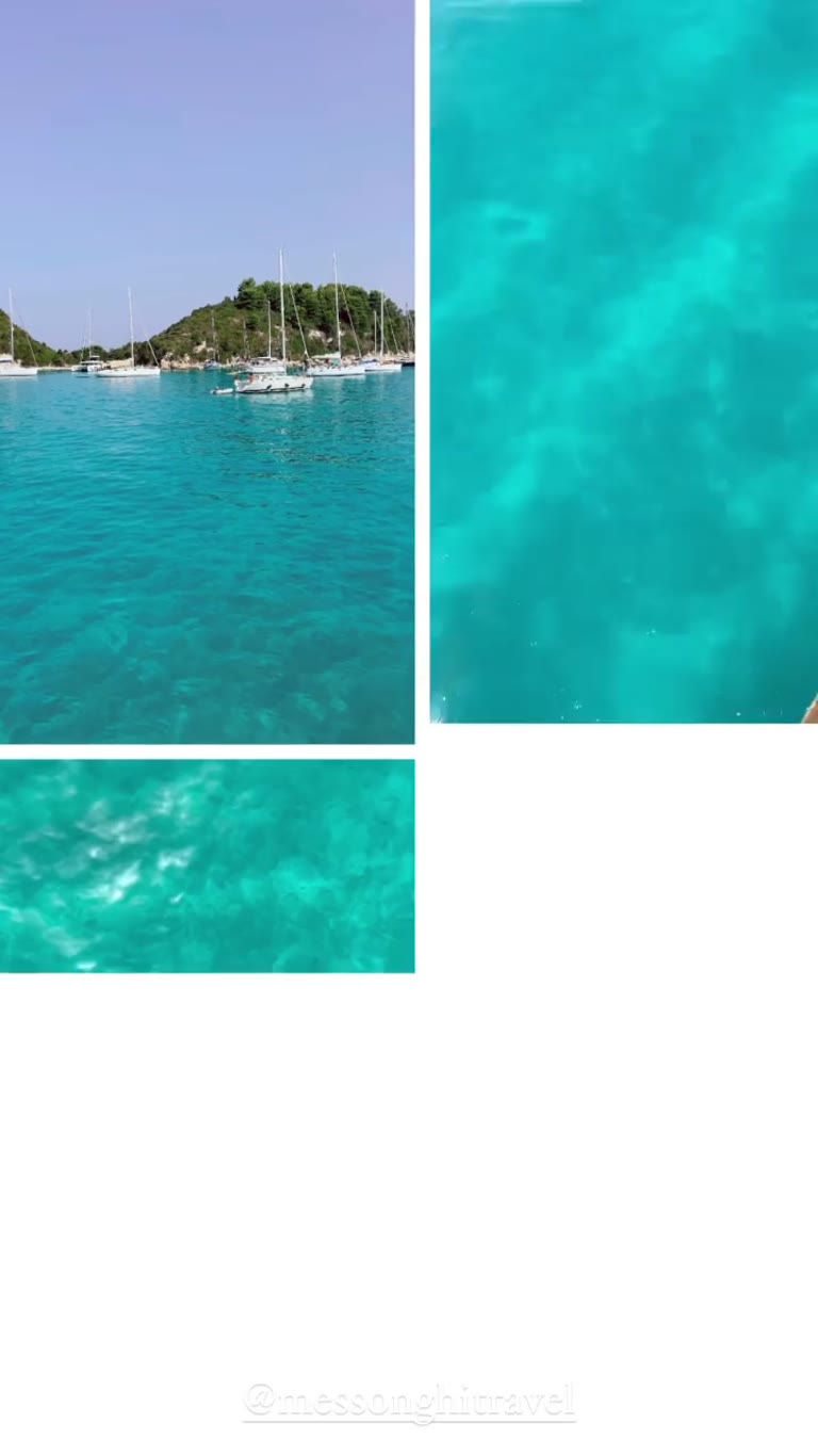 Turquoise bays on a Corfu boat trip