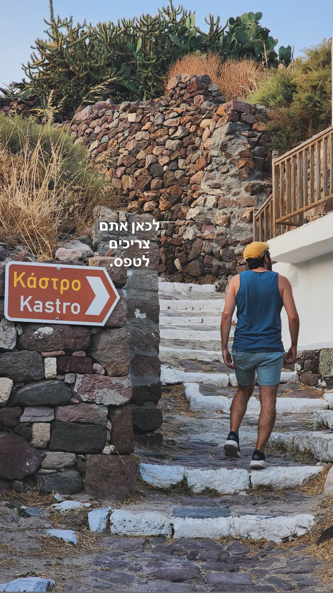 הטיפוס לקאסטרו בפלאקה, מילוס