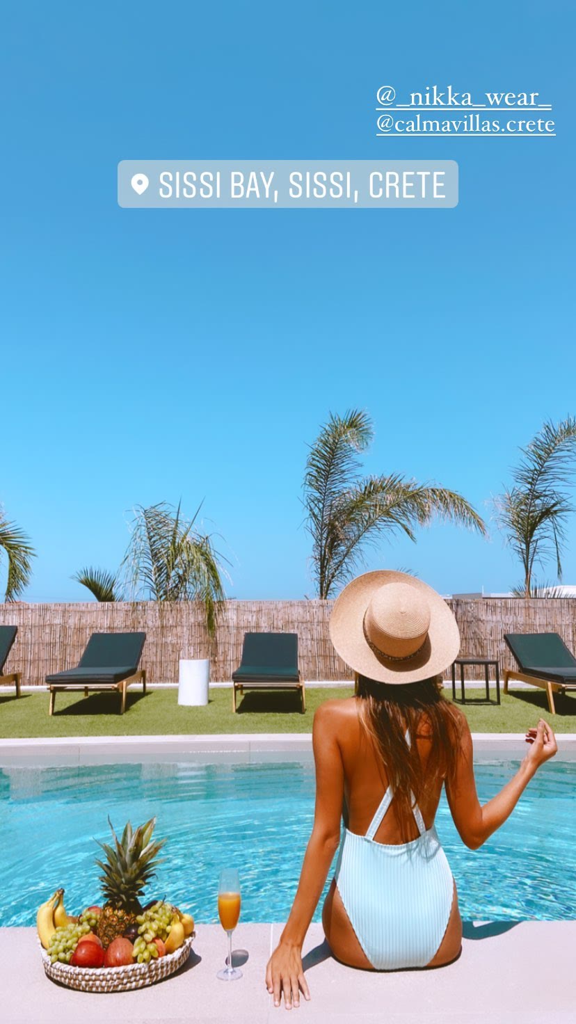 Poolside at Calma Villas, Sissi Bay, Crete