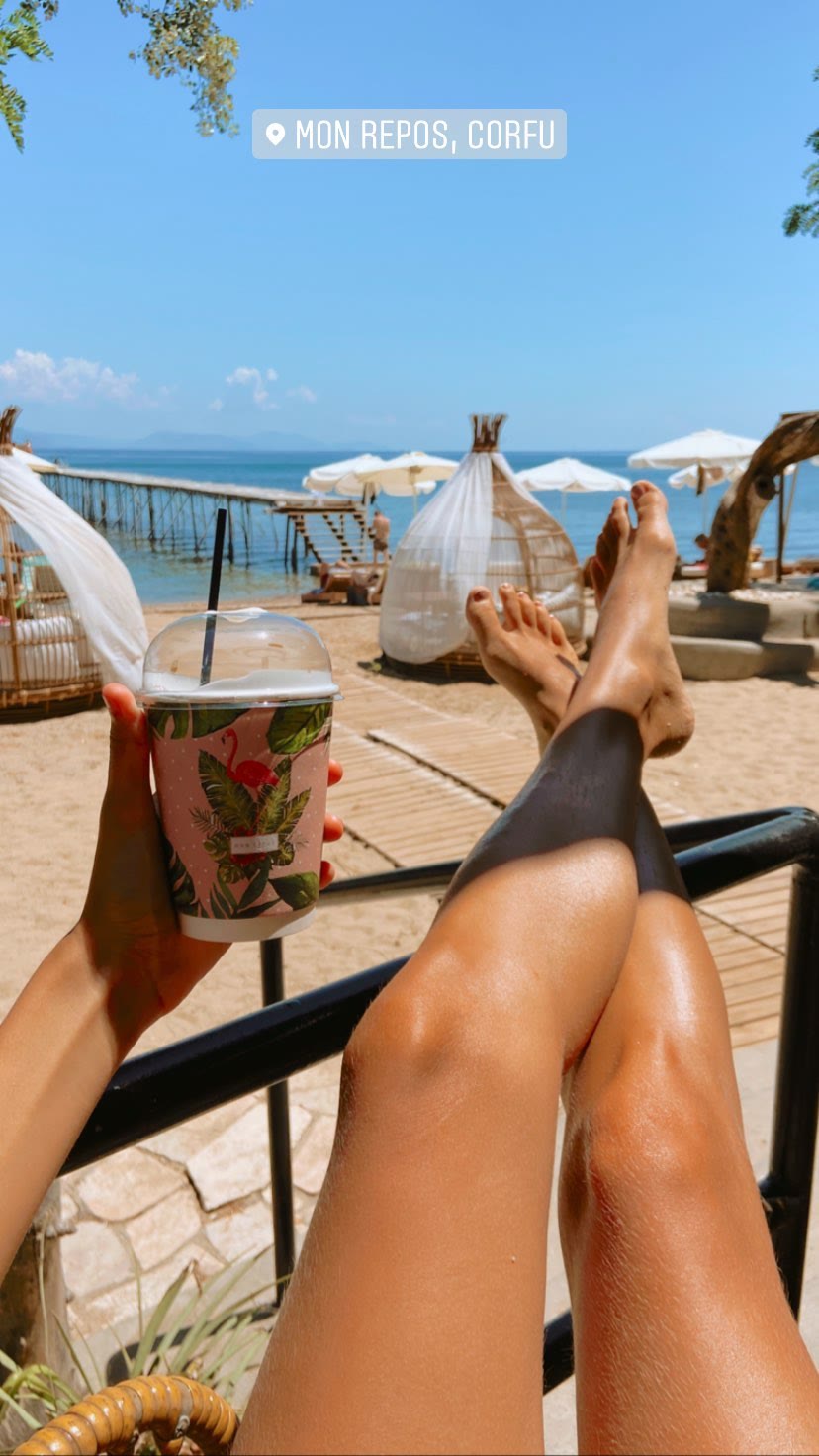 Mon Repos beach club, Corfu