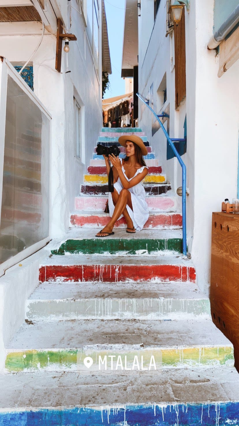 Mtalala's rainbow steps in Crete