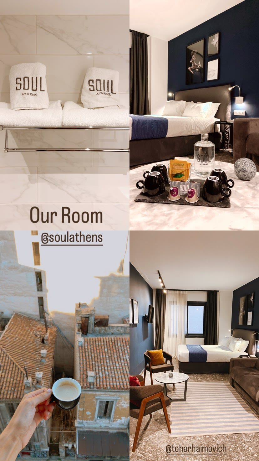 Our Room at Soul Athens Hotel