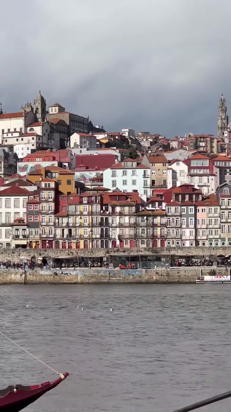 Ribeira skyline across the Douro, Porto