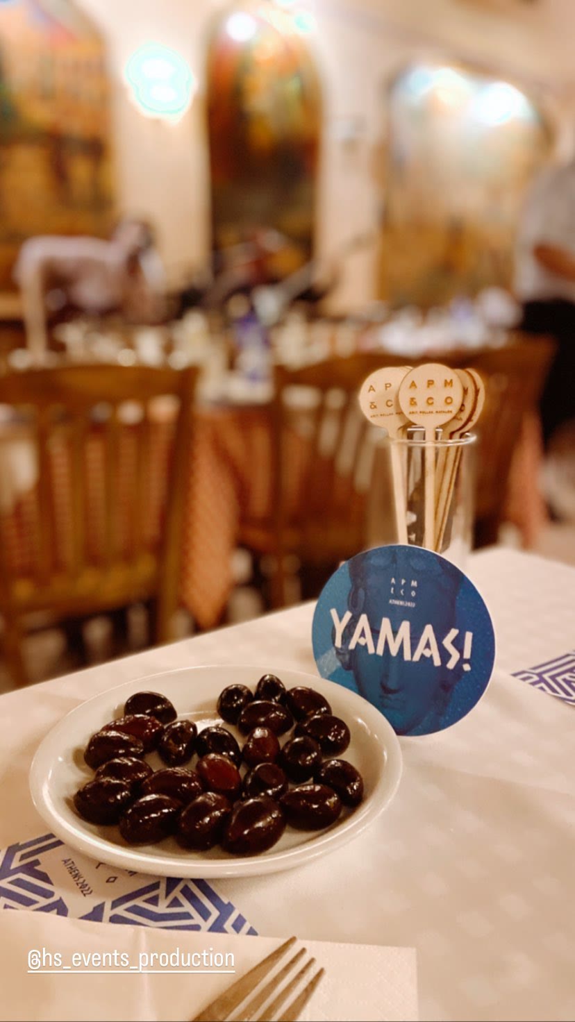 Greek taverna dinner in Athens — APM & Co event