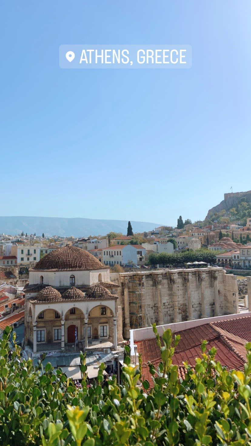Rooftop view over Monastiraki, Athens