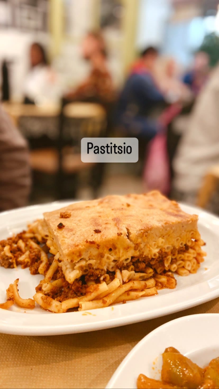 Pastitsio on Naxos