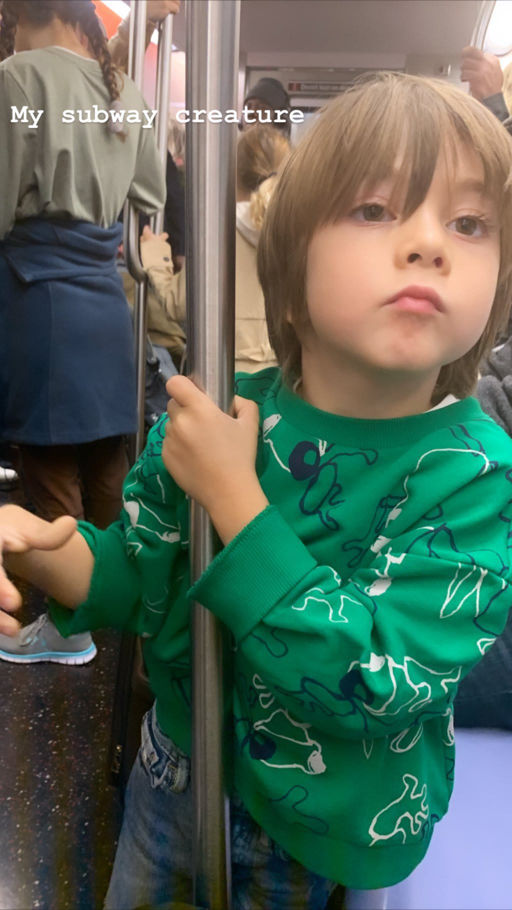 Riding the NYC subway with a kid