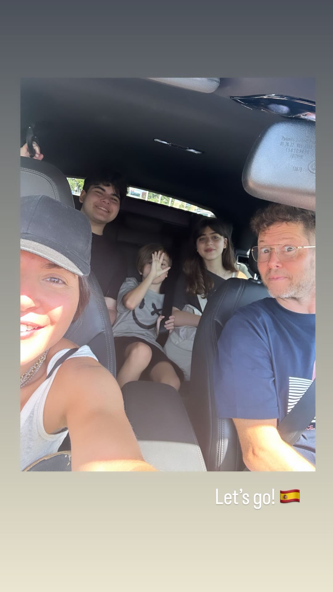 Family road trip start in Spain