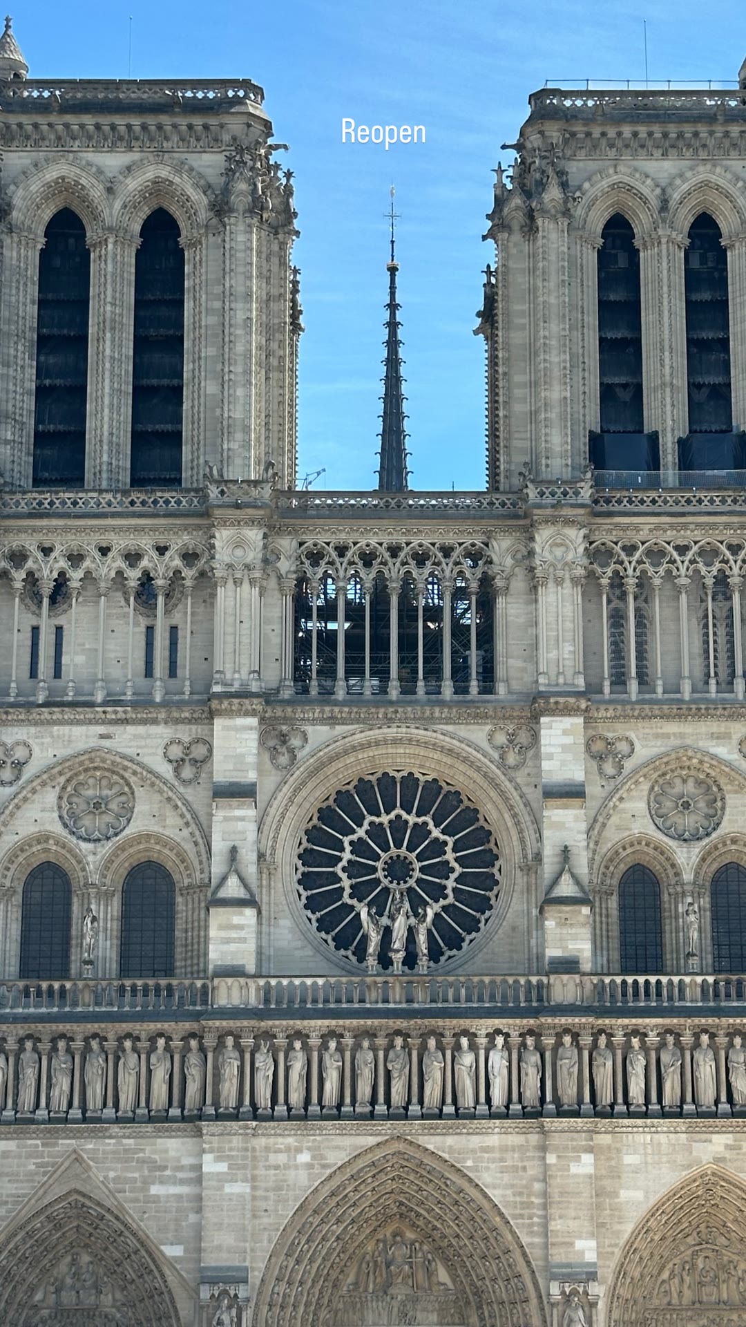 Notre-Dame reopened, Paris