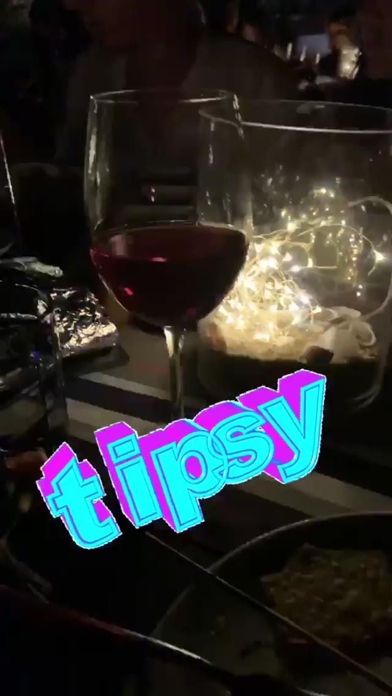 Glass of red wine on a night out in Cyprus