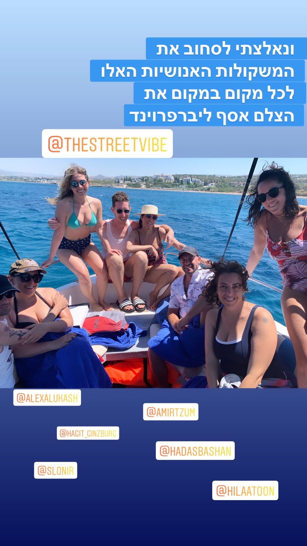 Boat day with friends in Cyprus