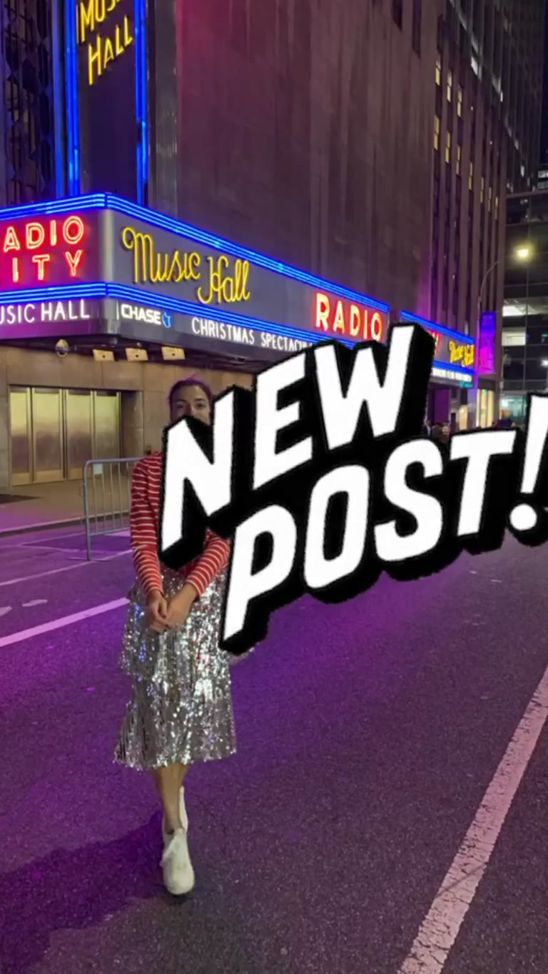 Radio City Music Hall at night, NYC